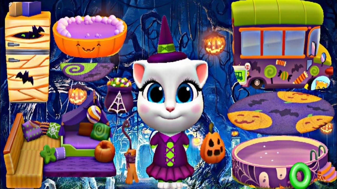 Хэллуинская обнова в игре том и его друзья🎃👻 смотреть онлайн