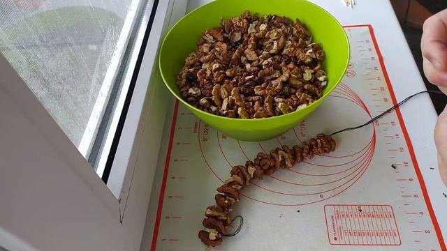 Чурчхела из замороженной пеламуши. Эксперемент. Что из этого вышло