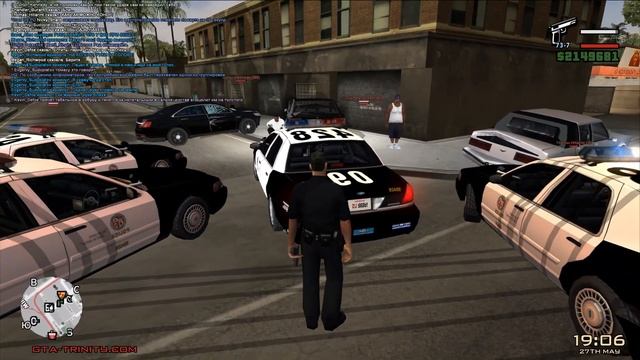 ПАТРУЛЬ с ОЧЕНЬ СТРАННЫМ МОДОМ на TRINITY RP в GTA SAMP смотреть онлайн