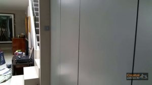 RAL 7040 + RAL 7015 Kitchen resprayed in custom colour