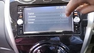 NISSAN MC 315D-W ENGLISH LANGUAGE SETTINGS