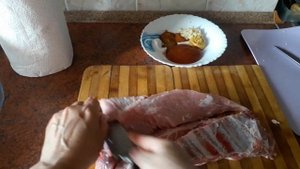 Шикарный рецепт! Свиные ребра в маринаде