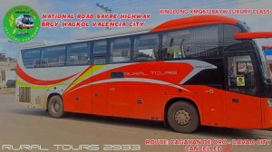 Valencia Bus Spotting Bukidnon V.1.0 Towing Rural Tours 2933 XMQ6128AYW Spotted Here Brgy Hagkol