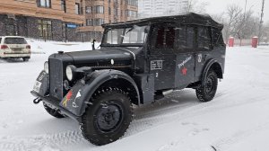 Динамический показ Horch 901 typ 40 kfz.15 на выставке "Моторы Войны", март 2023