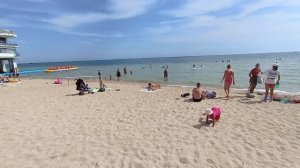 Евпатория. Крым. Утро на пляже.