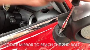 Mini R56 and R55 -  How to remove the wing mirrors and caps? FAQ Instructions 2007-2014 Cooper S JC