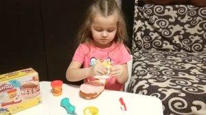Распаковка мини доктор Зубастик Play Doh