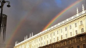 Радуга над домом в Минске