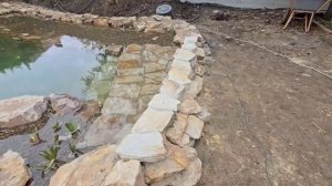 Декоративно плавательный водоём в Янтарном.