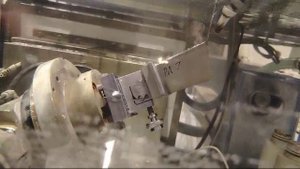 прожиг отверстий пленочного охлаждения рабочей Лопатки Siemens sgt800 .mp4