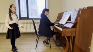 "Майский день" муз. Ц. Кюи, сл. А. Плещеева