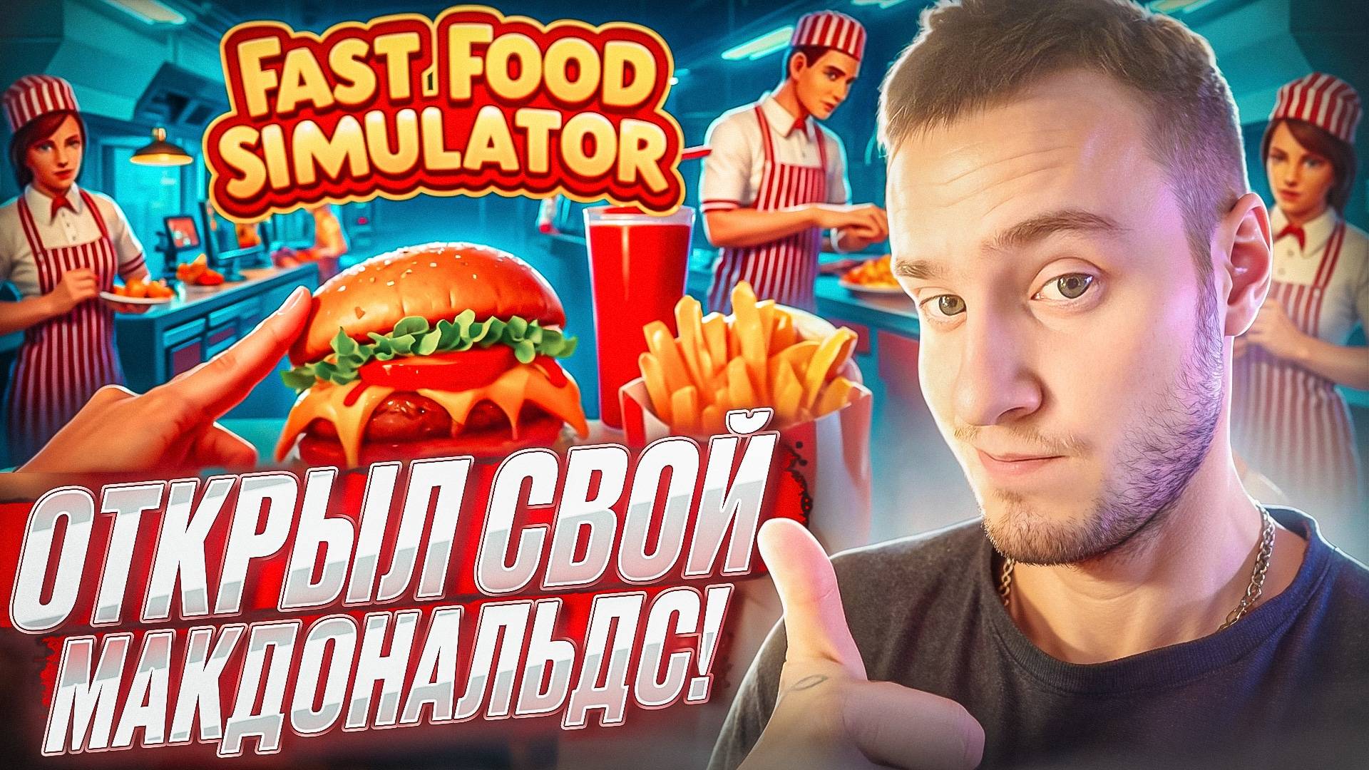 Fast Food Simulator 🧩 ОТКРЫЛ СВОЙ МАКДОНАЛЬДС!