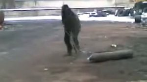 прикол,полет кислородного баллона!!!!!!
