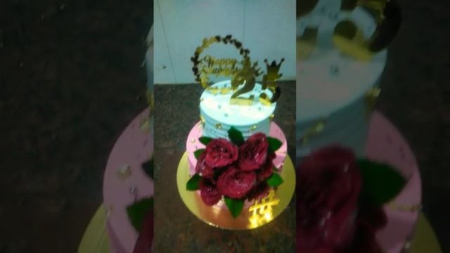 Happy anniversary cake unique pure veg cake kamti #pure doraemon #king #christmascake #special 🎂🎂😊