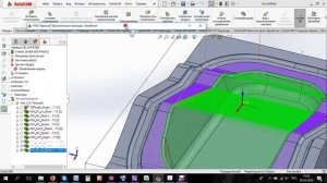 Обучение модуль HSS стратегия Параллельные проходы: Линейная. HSS Training SolidCAM