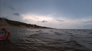 Кучугуры. Второй день. Пляж Ильич в Кучугурах на закате