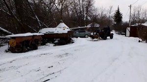 Самодельный минитрактор.