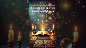 🔮 Ежедневный нумерологический прогноз на 02.01.2025