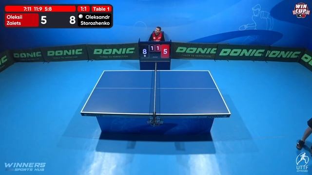 02:00 Oleksii Zaiets 2 - 3 Oleksandr Storozhenko West 7 WIN CUP 29.01.2023 | TABLE TENNIS WINCUP