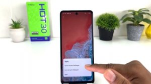 How to Change Wallpaper in Infinix Hot 30 - Home Screen Customization