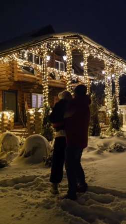 Чтобы из обычного Нового года сделать сказочный,  я мечтала об украшении дома огоньками.