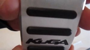 Накладки на педали для Ford Kuga 2 2013-16. Накладки на педали Форд Куга 2. МирДХО