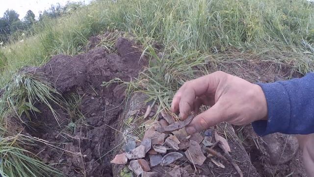 раскопки на старом хуторе // хутор Загайки