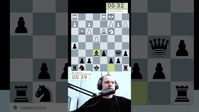 Играем пулю и выигрываем ферзя #chess #шахматыстрим #lichess #podcast #шахматныйстрим #puzzle