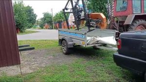 Отправка пилорамы в Курск .