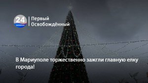 В Мариуполе торжественно зажгли главную елку города!  23.12.2024