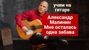 Александр Малинин. Мне осталась одна забава. Разбор на Гитаре #урокигитары #гитара #какигратьнагитар