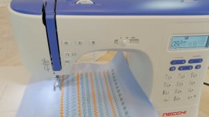Компьютерная швейная машина NECCHI 7580 — 316 швейных операций с русским с английским алфавитами