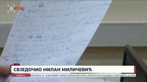 Свједочио Милан Миличевић: Шта је рекао на суђењу?