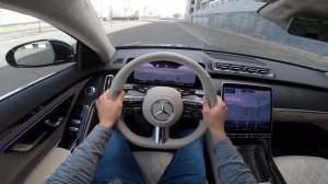 MERCEDES-BENZ S400d 2022 POV TEST DRIVE