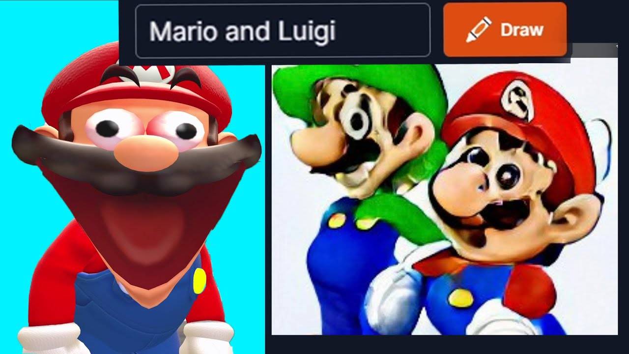 [Сериал SMG4]  Mario Reacts To AI Generated Images