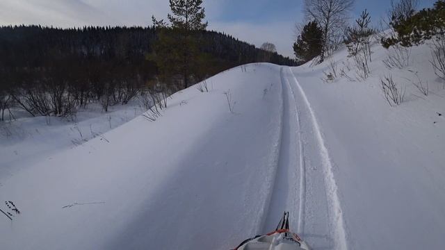 На снегоходе, урочище Маврино смотреть онлайн