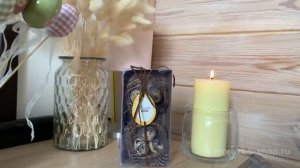 Пасхальные украшения ГНЁЗДЫШКИ С ПЁРЫШКАМИ, 8 см (2 шт.), 832210