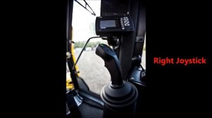 Joystick functions of the XCMG grader by HPL-koneet Oy