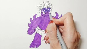 Как нарисовать Караптагона Гуджитсу / How to draw GooJitZu