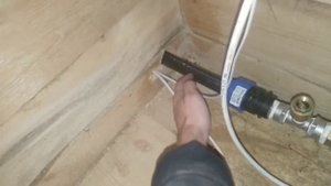 Незамерзающий ввод воды от скважины, сухой ввод