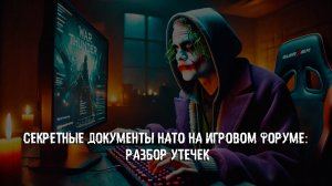 Секретные документы НАТО на игровом форуме: Разбор утечек