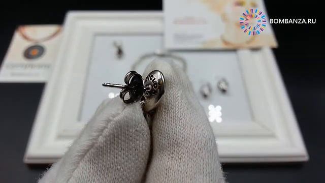👍 👉 Серьги Ciclon Asteroide, бордо, CN-182621 5221. Элитная бижутерия из Испании