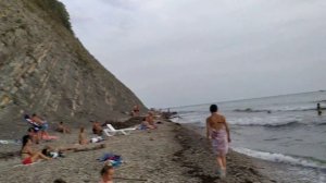 Архипо Осиповка. Отдых на море.  Купаемся у горы Ежик