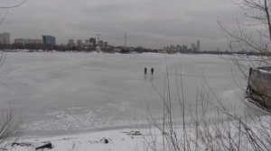 Про лёд на Химкинском водохранилище. 23.12.2024