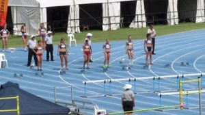 100MH H1 U17W Camryn Newton-Smith 14.13 +1.2. 2016 Australian Junior Championships