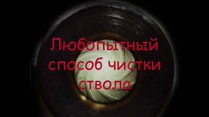Любопытный способ чистки ствола пневматики Вайраух