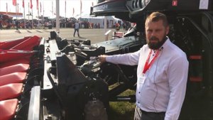 Кукурузная жатка Capello Quasar с комбайном Ростсельмаш RSM 161 в Польше