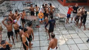 Party in the Hotel Goa Villagio (India, Goa, Betalbatim)