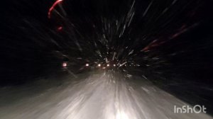 Трасса Санкт-Петербург- Мурманск метель