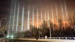 Световые столбы появились на небе в Приморье из-за погодных аномалий